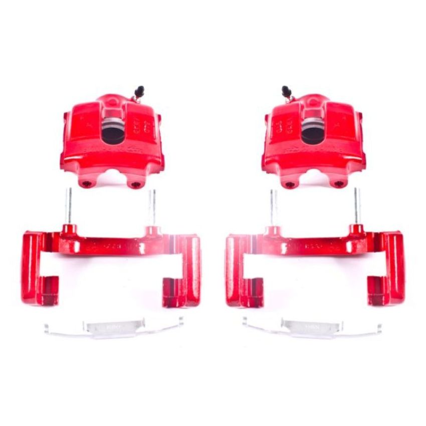 PowerStop S1618A Red Powder Coated Calipers