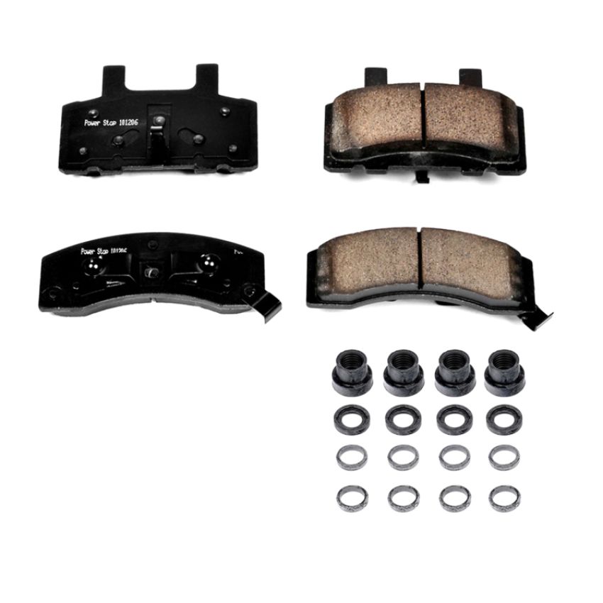 PowerStop 17-370 PowerStop - Z17 Low-Dust Ceramic Brake Pads with Hardware