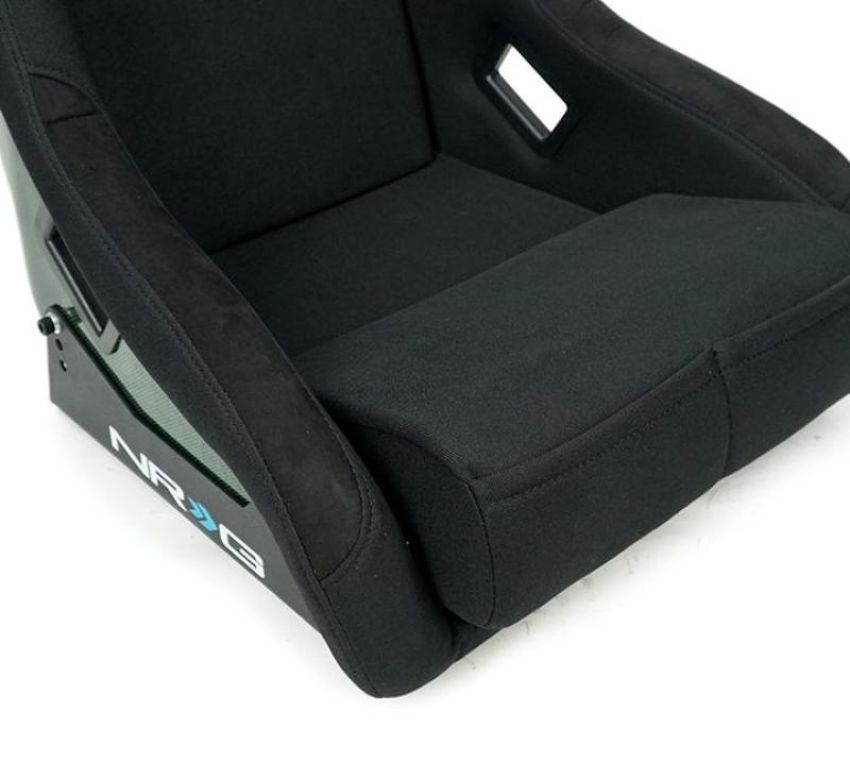 NRG RSC-302CF/BL Carbon Fiber Bucket Seat - Large