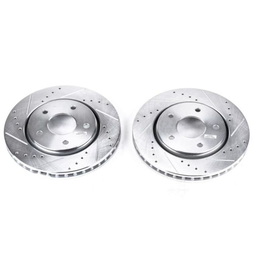 PowerStop AR8797XPR PowerStop Evolution Performance Drilled, Slotted & Plated Brake Rotor Pair
