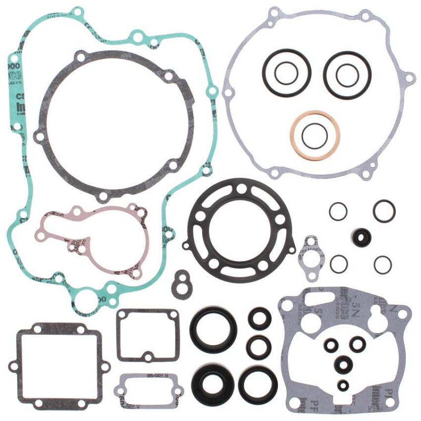 Vertex Pistons 811428 Vertex Gaskets 1994 Kawasaki KX125 Complete Gasket Kit w/ Oil Seals