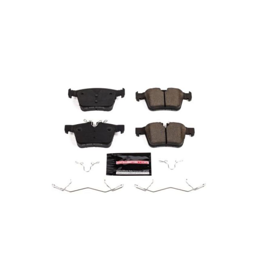 PowerStop Z23-1821 PowerStop - Z23 Daily Driver Carbon-Fiber Ceramic Brake Pads with Hardware Kit