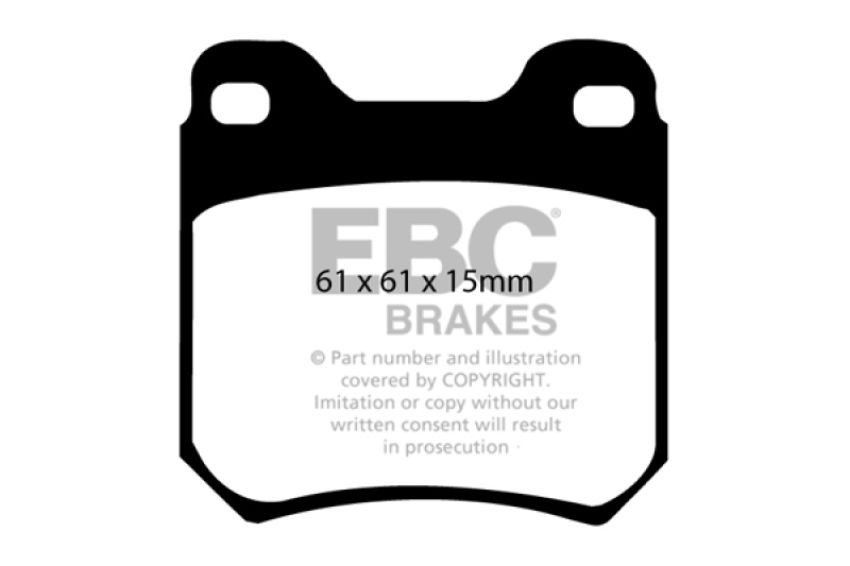 EBC Brakes DP3675C Redstuff Ceramic Low Dust Brake Pads
