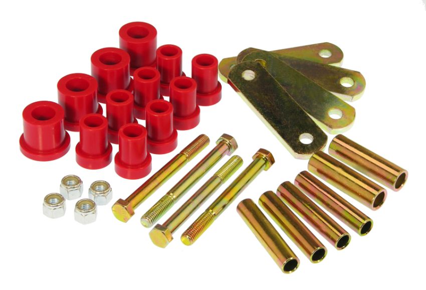 Prothane 4-1011 60-74 Chrysler B & E Body HD Spring & Shackles Bushings - Red