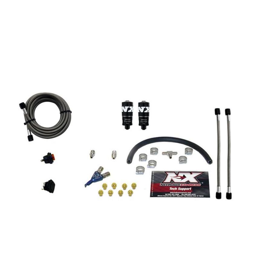 Nitrous Express 20001-00 HITMAN EFI SINGLE NOZZLE PIRANHA SYSTEM (35-50-75HP ) LESS BOTTLE