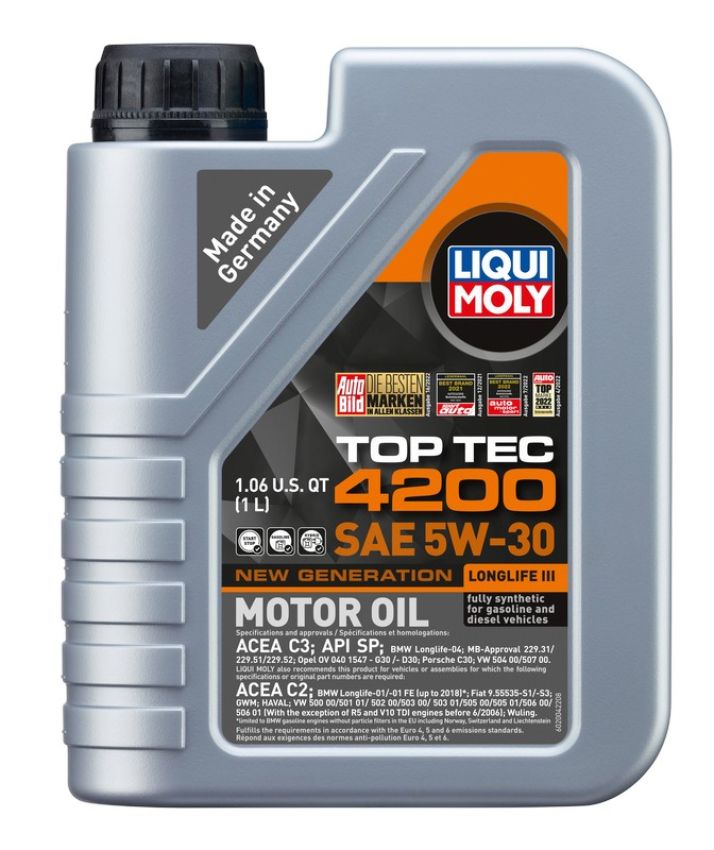 LIQUI MOLY 2004 Top Tec 4200 SAE 5W-30 New Generation