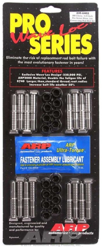 ARP ARP235-6402 BBC Rod Bolt Kit - Fits 396-427 w/3/8in