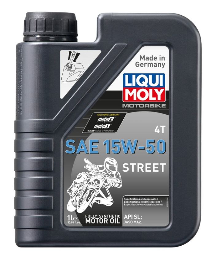 LIQUI MOLY 20058 Motorbike 4T SAE 15W-50 Street