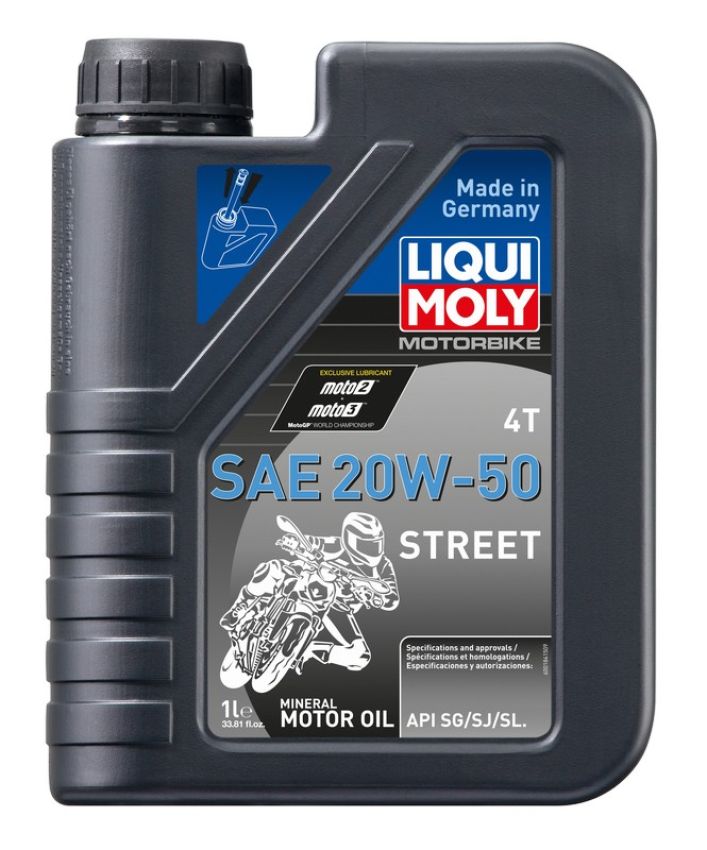 LIQUI MOLY 20062 Motorbike 4T SAE 20W-50 Street