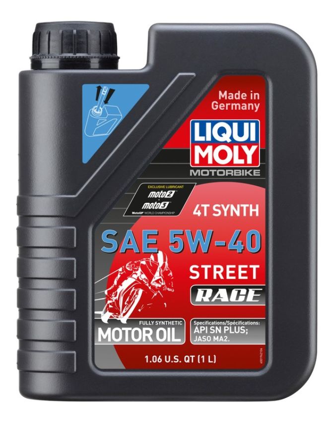 LIQUI MOLY 20074 Motorbike 4T Synth 5W-40 Street Race