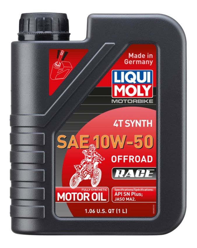 LIQUI MOLY 20078 Motorbike 4T Synth SAE 10W-50 Offroad Race