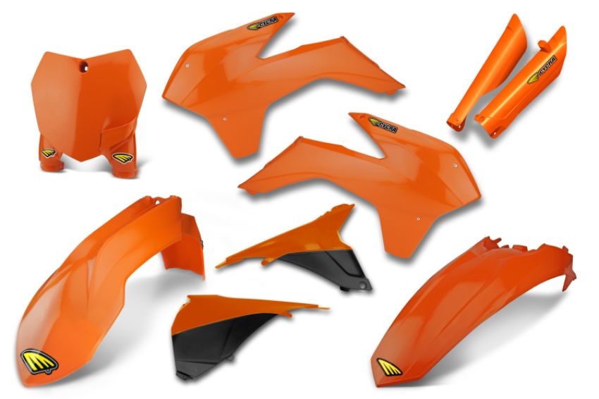 Cycra 1CYC-9314-22 15-16 KTM 250-450 XC/SX-F/XC-F Powerflow Body Kit - Orange