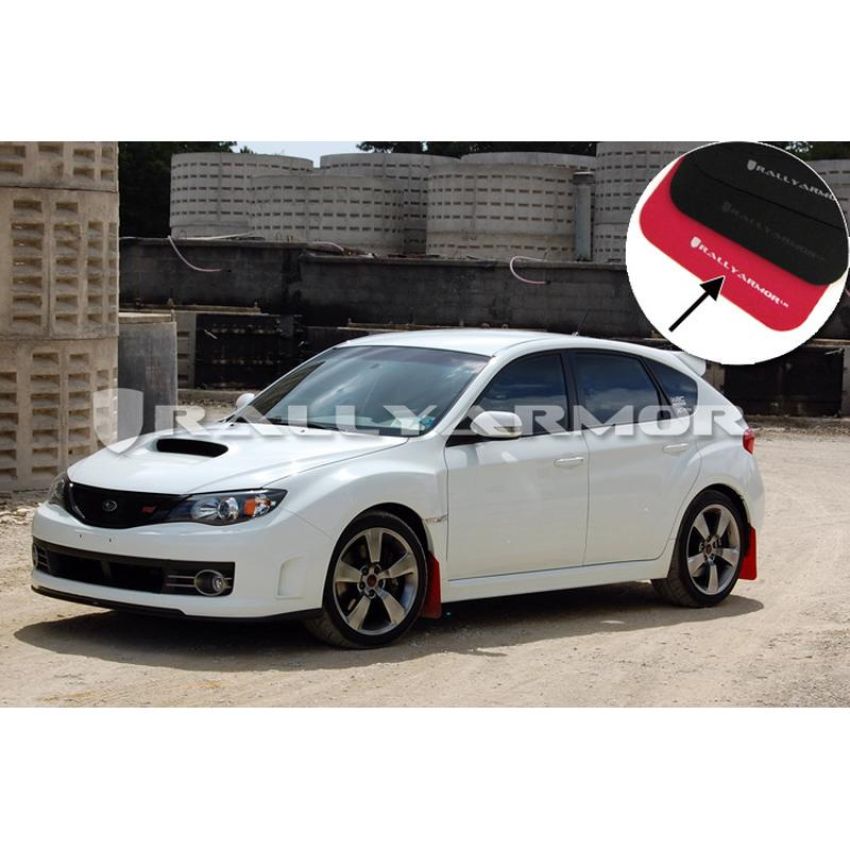 Rally Armor MF15-UR-RD/WH Red Mud Flap/White Logo