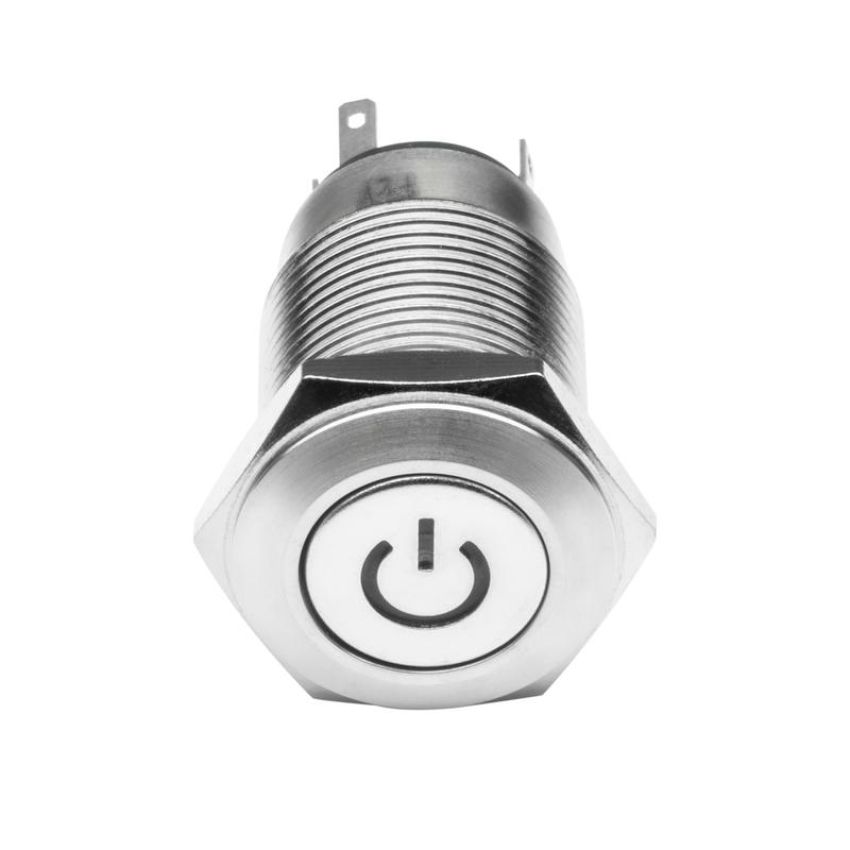Oracle Lighting 2009-005 Pre-Wired Power Symbol On/Off Flush Mount LED Switch, Amber