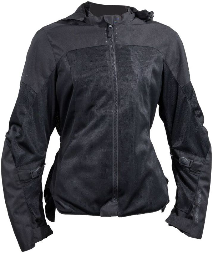 Speed and Strength 609914 Starstruck Mesh Jacket Black Womens - Medium