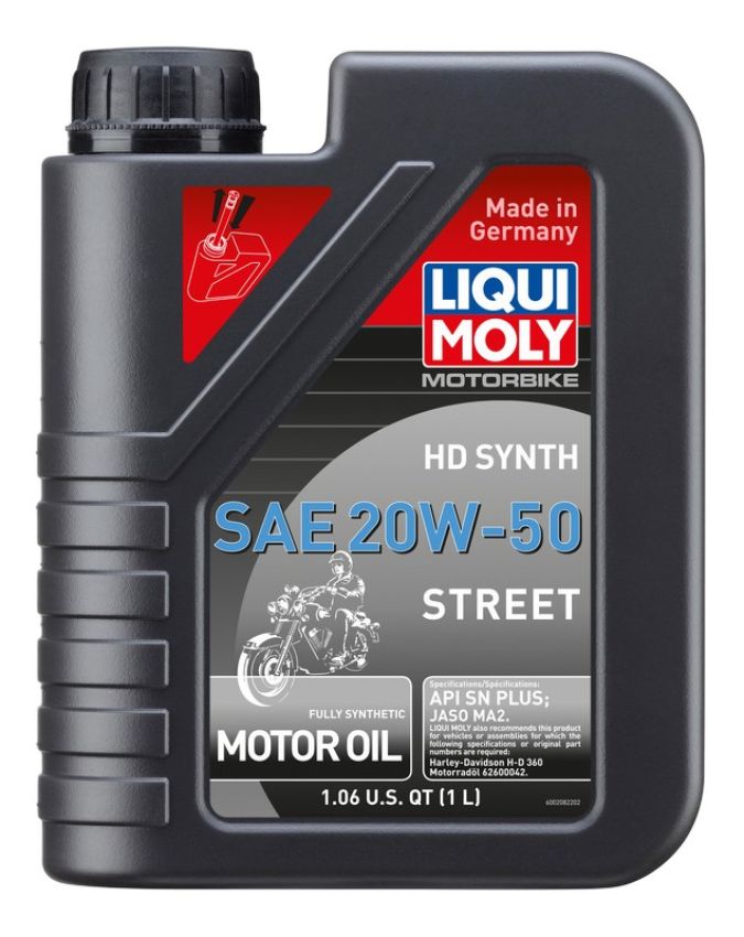 LIQUI MOLY 20100 Motorbike HD Synth SAE 20W-50 Street