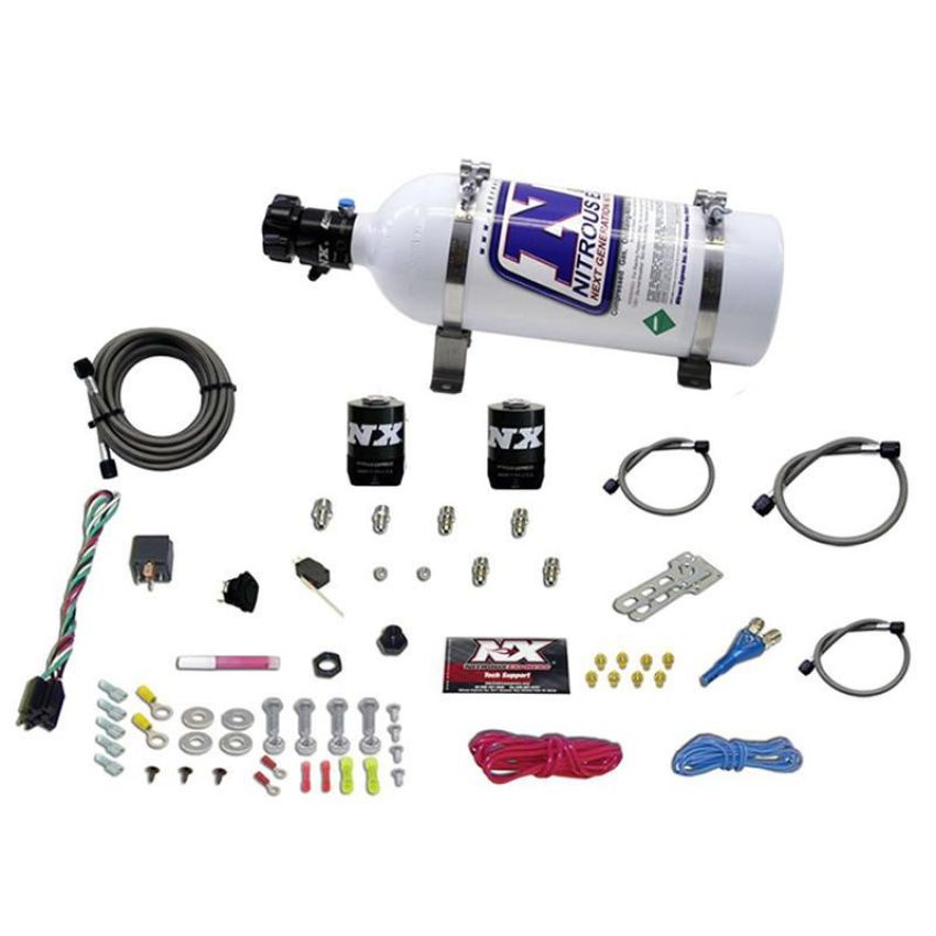 Nitrous Express 20112-05 SHARK SHO 400 HP SINGLE NOZZLE SYSTEM WITH 5LB BOTTLE