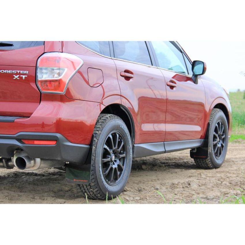 Rally Armor MF28-UR-BLK/GRY Black Mud Flap/Grey Logo