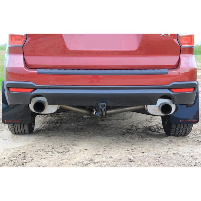 Rally Armor MF28-UR-BLK/GRY Black Mud Flap/Grey Logo