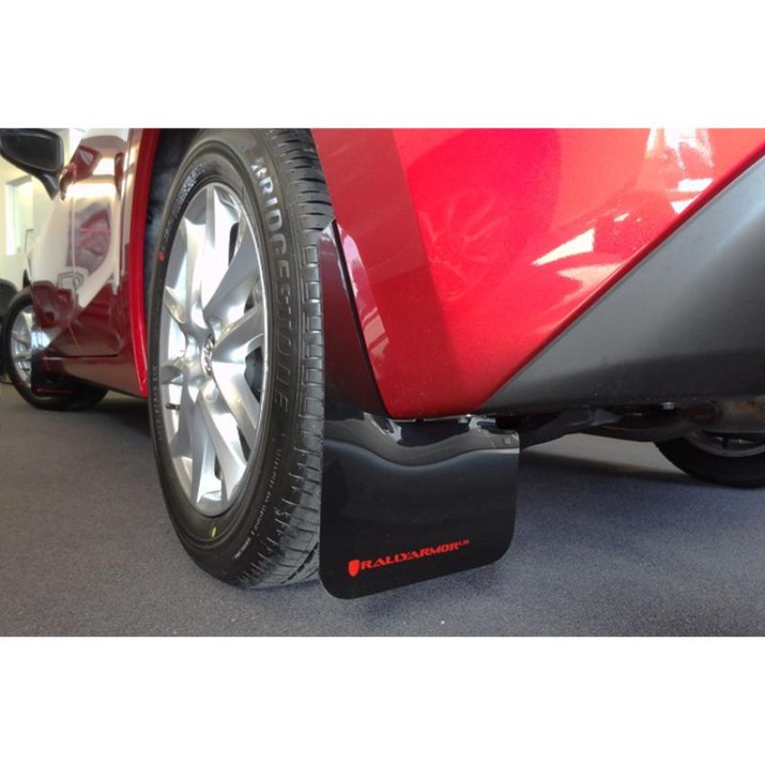 Rally Armor MF31-UR-RD/WH Red Mud Flap/White Logo