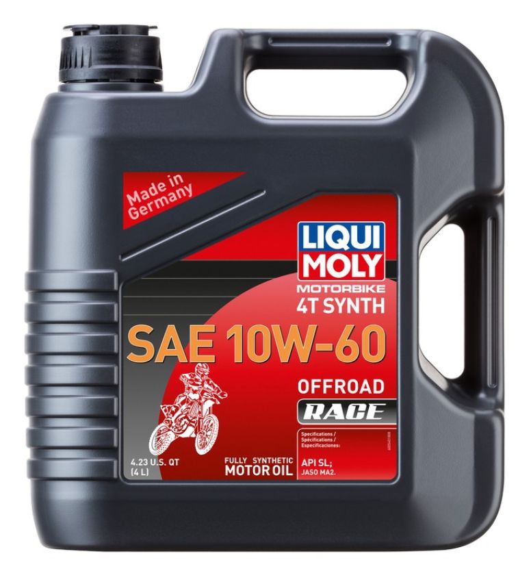 LIQUI MOLY 20188 Motorbike 4T Synth SAE 10W-60 Offroad Race