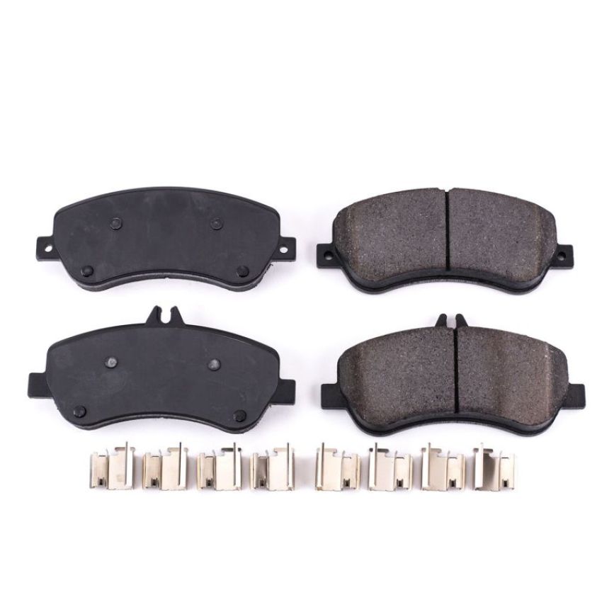 PowerStop 17-1406 PowerStop - Z17 Low-Dust Ceramic Brake Pads with Hardware