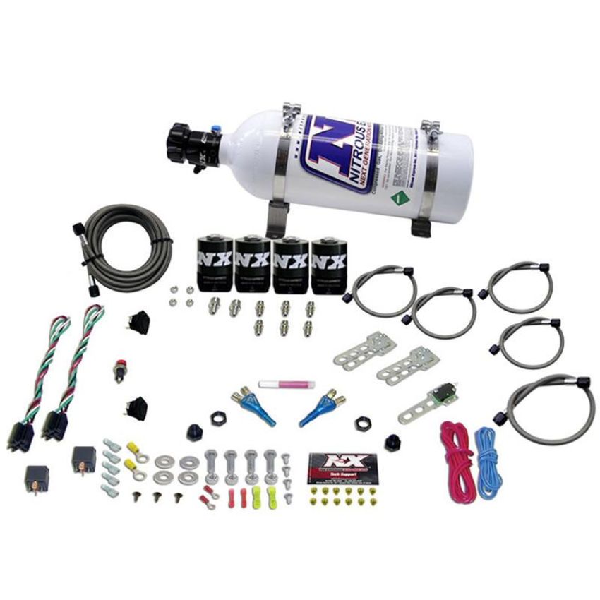 Nitrous Express 20224-05 GM EFI DUAL STAGE (50-150HP X 2) WITH 5LB BOTTLE