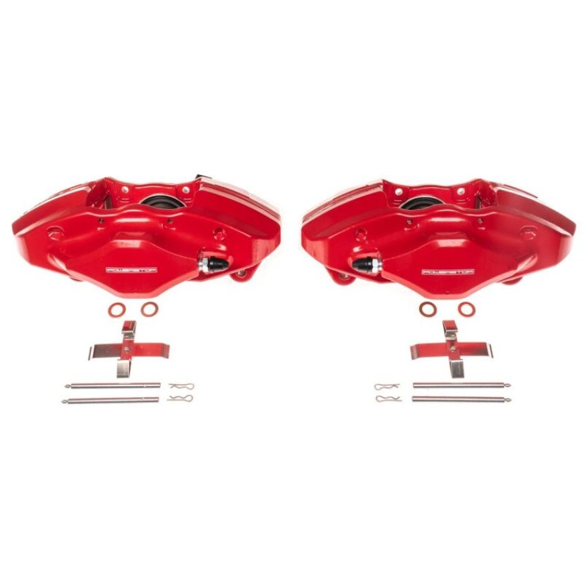 PowerStop S3780 Red Powder Coated Calipers