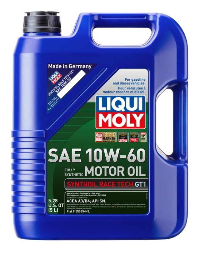 LIQUI MOLY 2024 Synthoil Race Tech GT1 SAE 10W-60