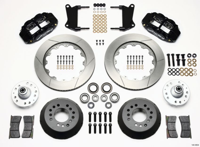Wilwood 140-9804 Narrow Superlite 6R Front Hub Kit 14.00in 67-69 Camaro 64-72 Nova Chevelle