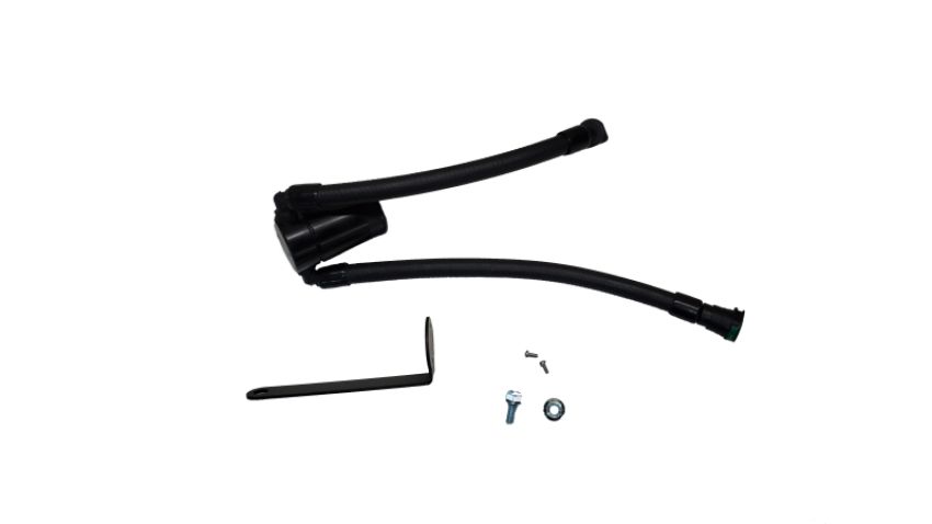 J&L 3097P-B 23-25 Ford F-150 Raptor R Oil Separator 3.0 Passenger Side - Black Anodized