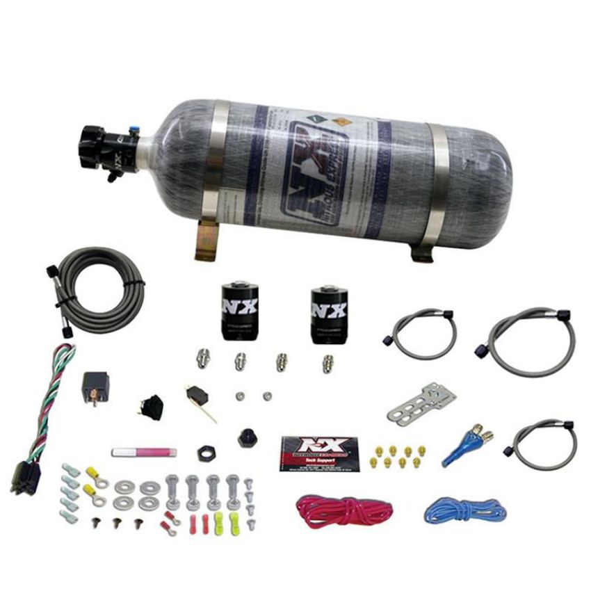 Nitrous Express 20316-12 DODGE EFI RACE (100-150-200-250HP) SINGLE NOZZLE WITH COMPOSITE BOTTLE