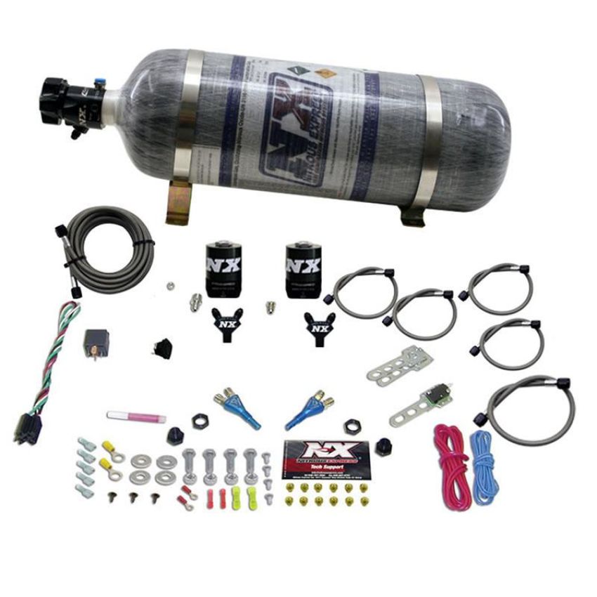 Nitrous Express 20325-12 DODGE VIPER EFI DUAL NOZZLE (100-300HP) WITH COMPOSITE BOTTLE