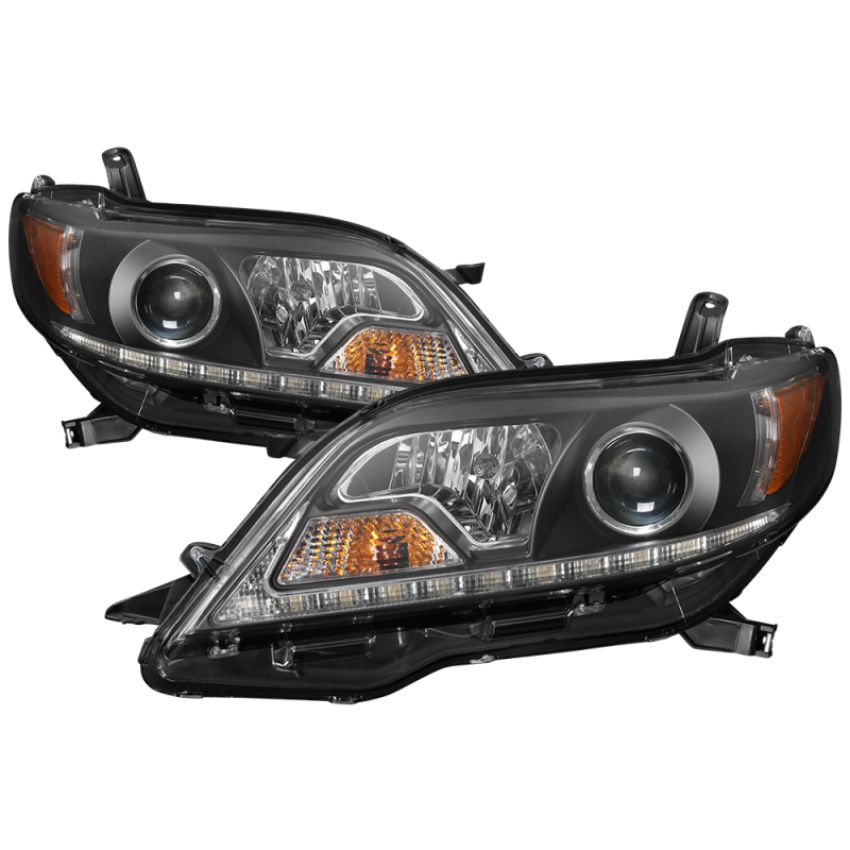 SPYDER 5084002 Projector Headlights - DRL LED - Black