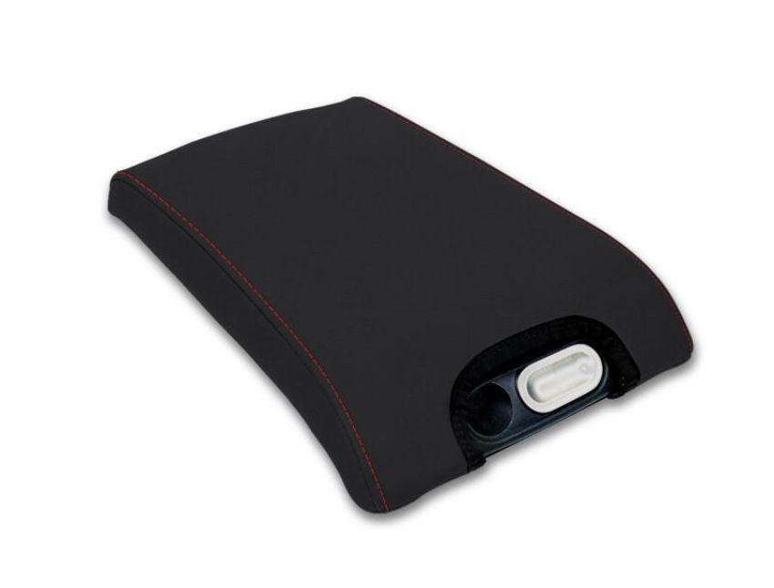 PRP Seats B107-01 PRP 10-14 Ford Raptor Center Console Cover - Black with Red Stitch