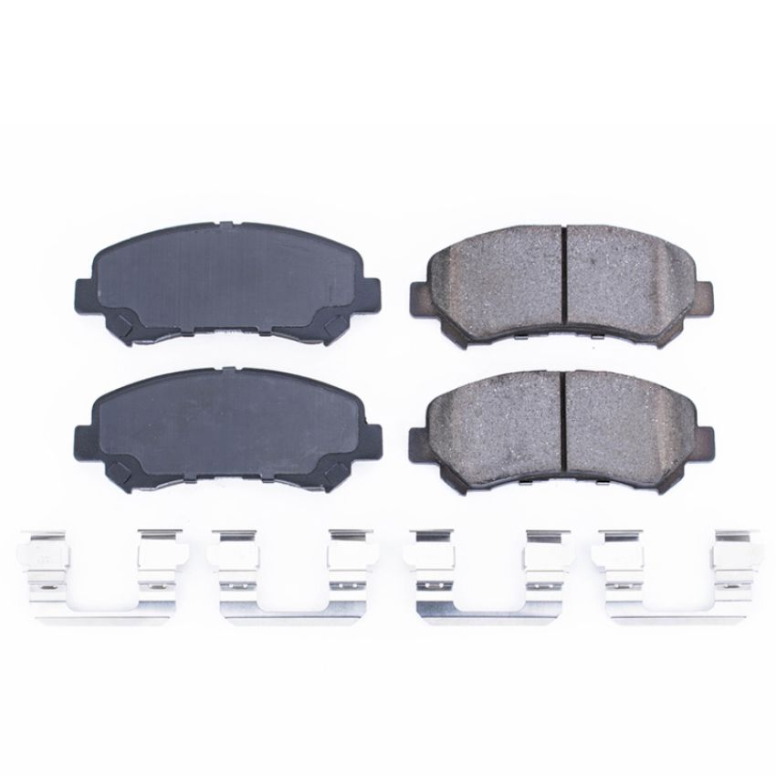 PowerStop 17-1338 PowerStop - Z17 Low-Dust Ceramic Brake Pads with Hardware