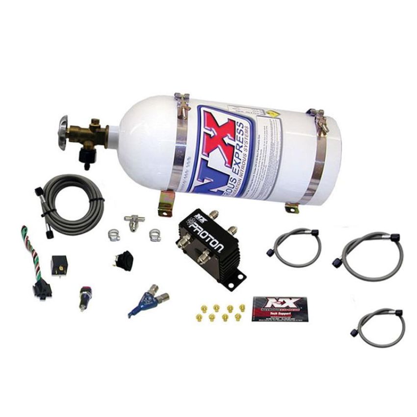 Nitrous Express 20420-10 PROTON SERIES NITROUS SYSTEM W/ 10LB BOTTLE