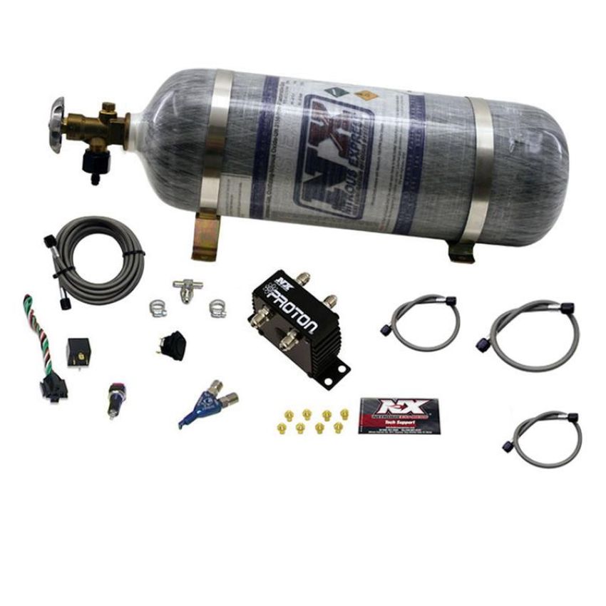 Nitrous Express 20420-12 PROTON SERIES NITROUS SYSTEM W/ 12LB BOTTLE