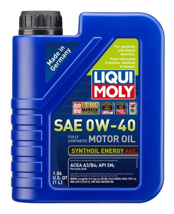 LIQUI MOLY 2049 Synthoil Energy A40 SAE 0W-40