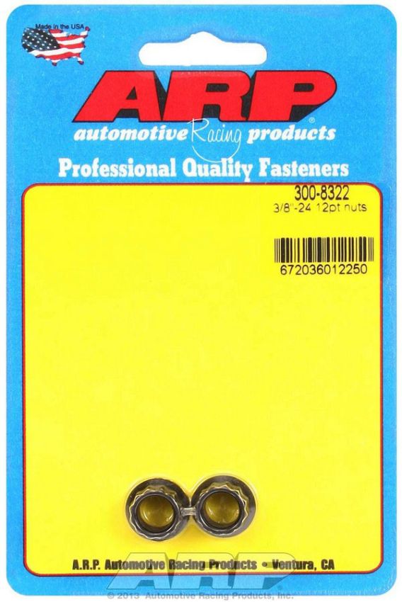 ARP ARP300-8322 3/8-24 12pt. Nuts (2)