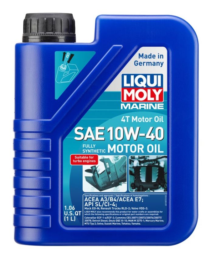 LIQUI MOLY 20506 Marine 4T Motor Oil SAE 10W-40