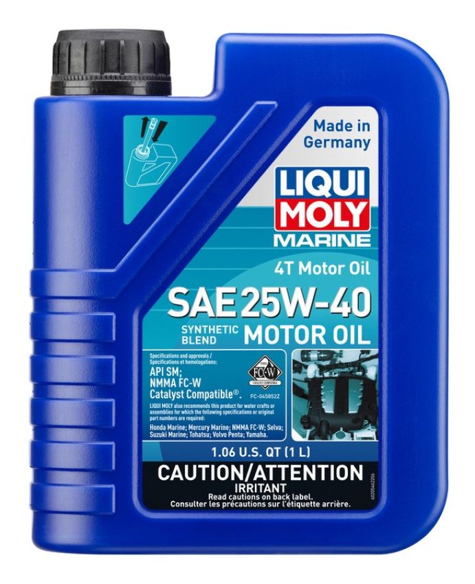 LIQUI MOLY 20546 Marine 4T Motor Oil SAE 25W-40