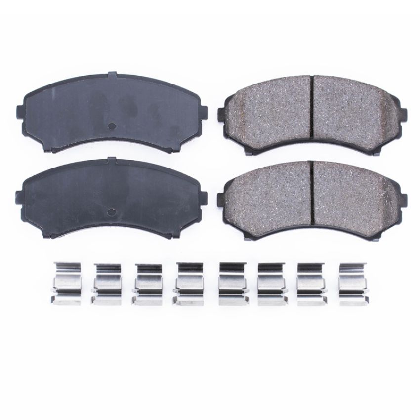 PowerStop 17-867 PowerStop - Z17 Low-Dust Ceramic Brake Pads with Hardware