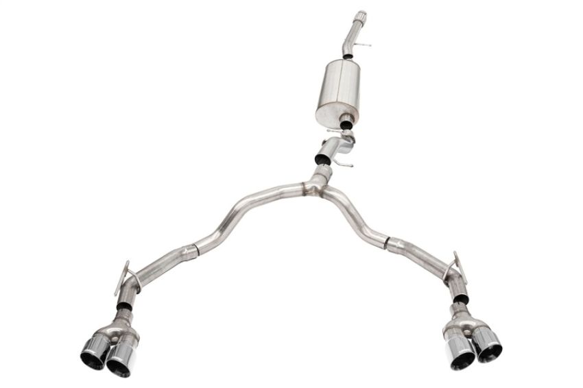 CORSA Performance 21130 Corsa 2021-2023 Suburban/GMC Yukon XL 6.2L 4WD Dual Rear 3/2.75in Sport Cat-Back DW 4in Pol Tips