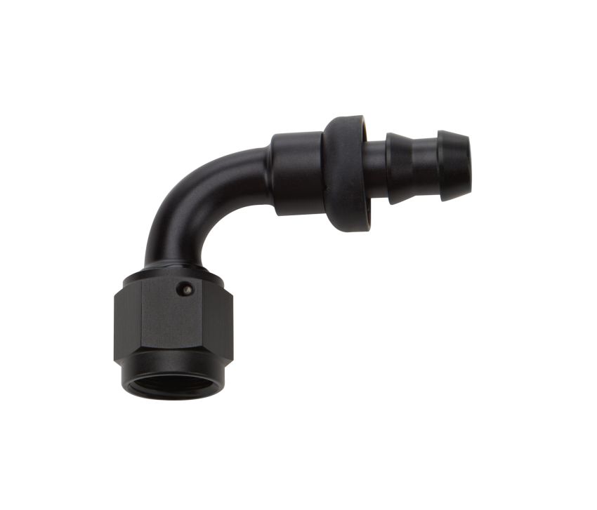 ALLSTAR PERFORMANCE ALL49452 Pushlock Hose End Black 90 Deg Elbow -6