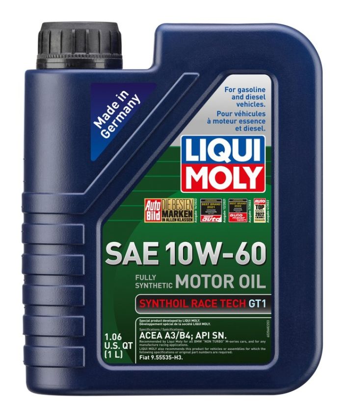 LIQUI MOLY 2068 Synthoil Race Tech GT1 SAE 10W-60
