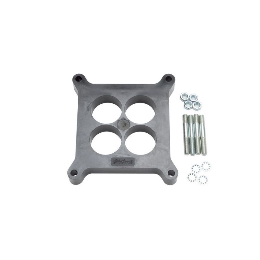 EDELBROCK EDE8711 Carburetor Spacer - 1in 4-Hole