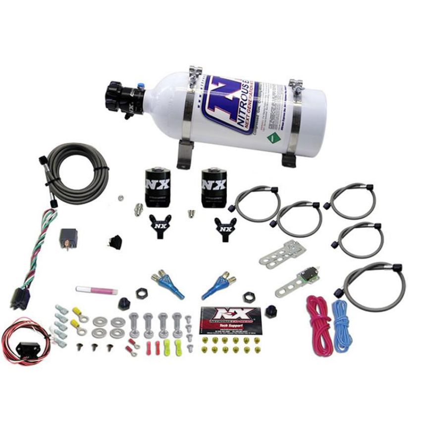 Nitrous Express 20716-05 NISSAN / INFINITY DUAL NOZZLE (35-150HP) W/ 5LB BOTTLE