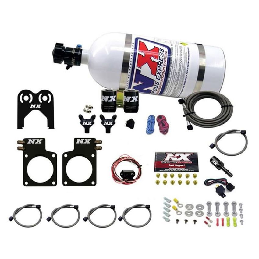 Nitrous Express 20717-10 NISSAN GT-R NITROUS PLATE SYSTEM (35-300HP) W/ 10LB BOTTLE
