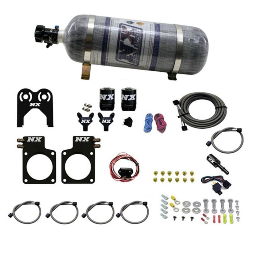 Nitrous Express 20717-12 NISSAN GT-R NITROUS PLATE SYSTEM (35-300HP) W/ COMPOSITE BOTTLE